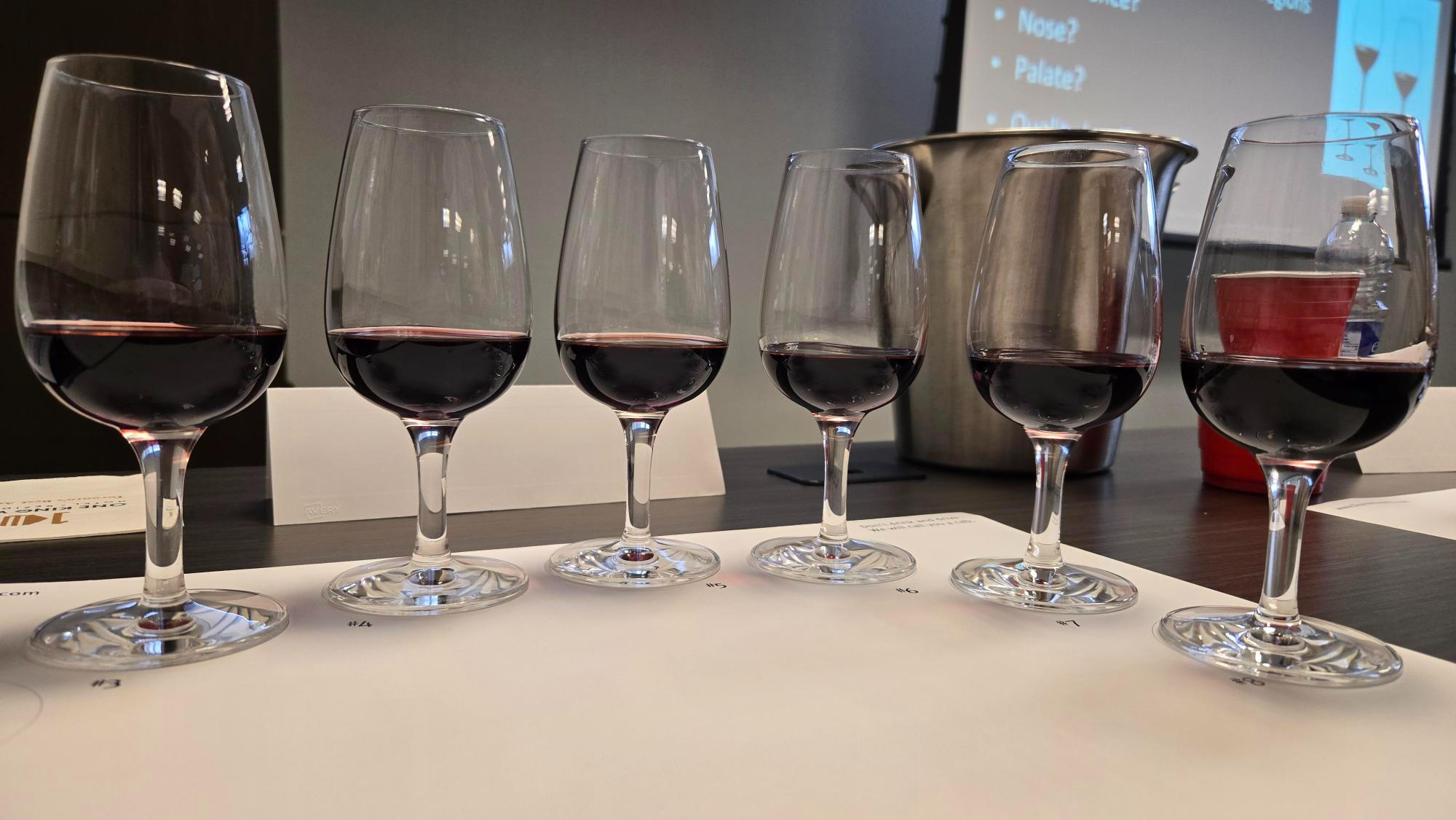Italy, Spain, Chile and Argentina Tasting - WSET 2
